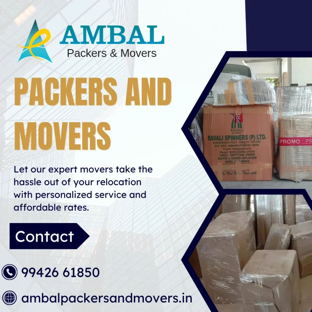 Packers and Movers Coimbatore – Ambal Packers and Movers